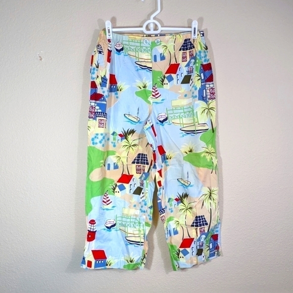 Sleep Sense Other - Summer Fun Print Cropped Cotton Pajama Lounge Pants